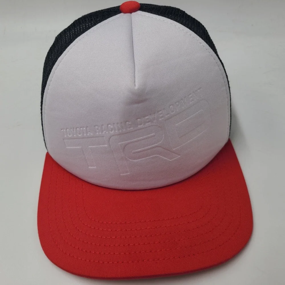 Toyota TRD Hat Snapback Trucker Mesh White Red Black Racing Development Cars Men